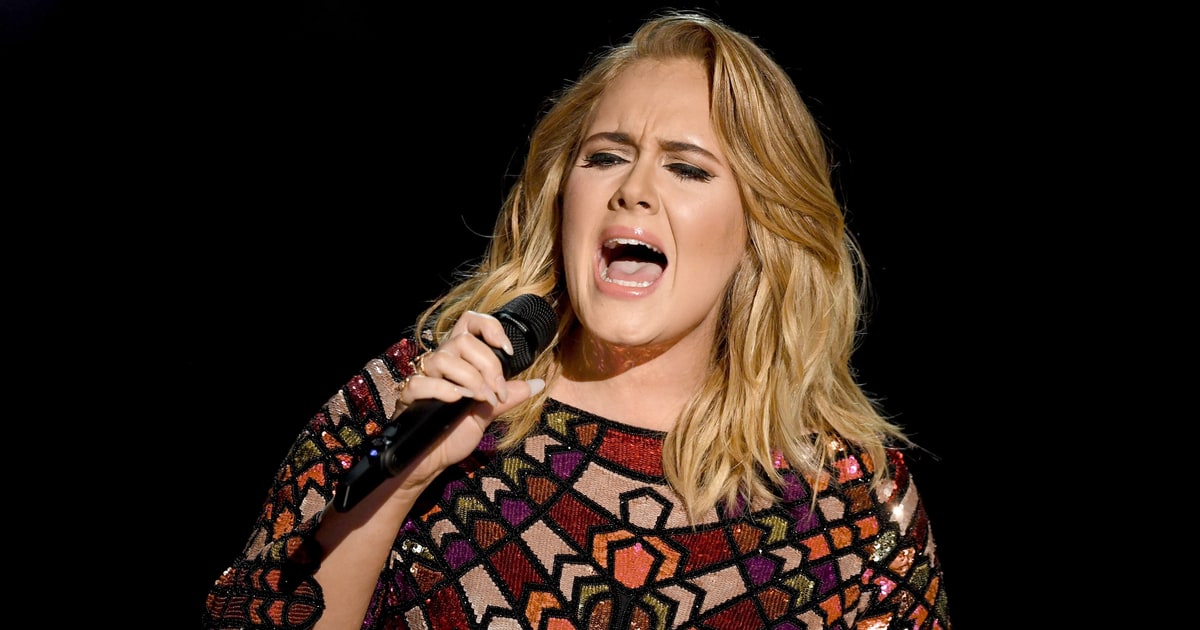 Adele Receives Song of the Year Grammys Award