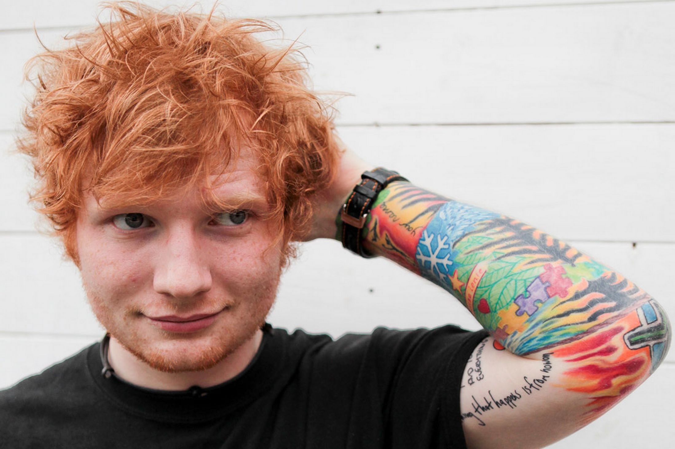 Ed Sheeran Beats His "Thinking Out Loud" Track