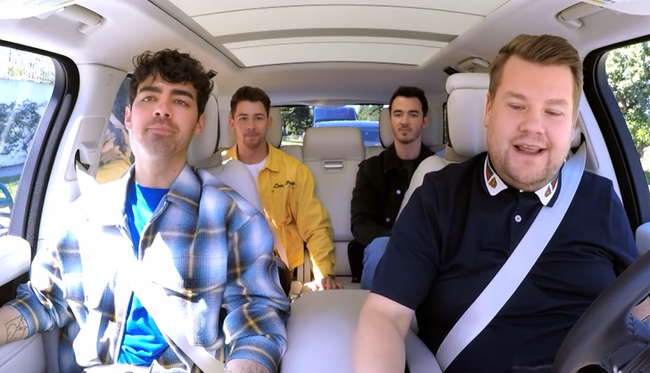 The Jonas Brothers Go On Carpool Karaoke With James Corden