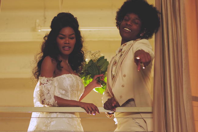 Teyana Taylor and A$AP Rocky Get Married In New Music Video