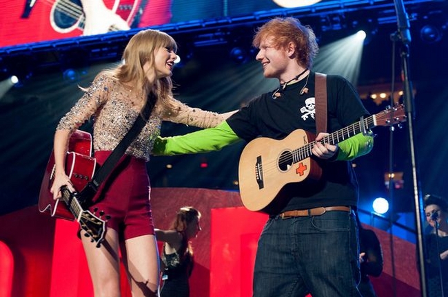Taylor Swift and Ed Sheeran Perform "End Game" Together During December 1st Event